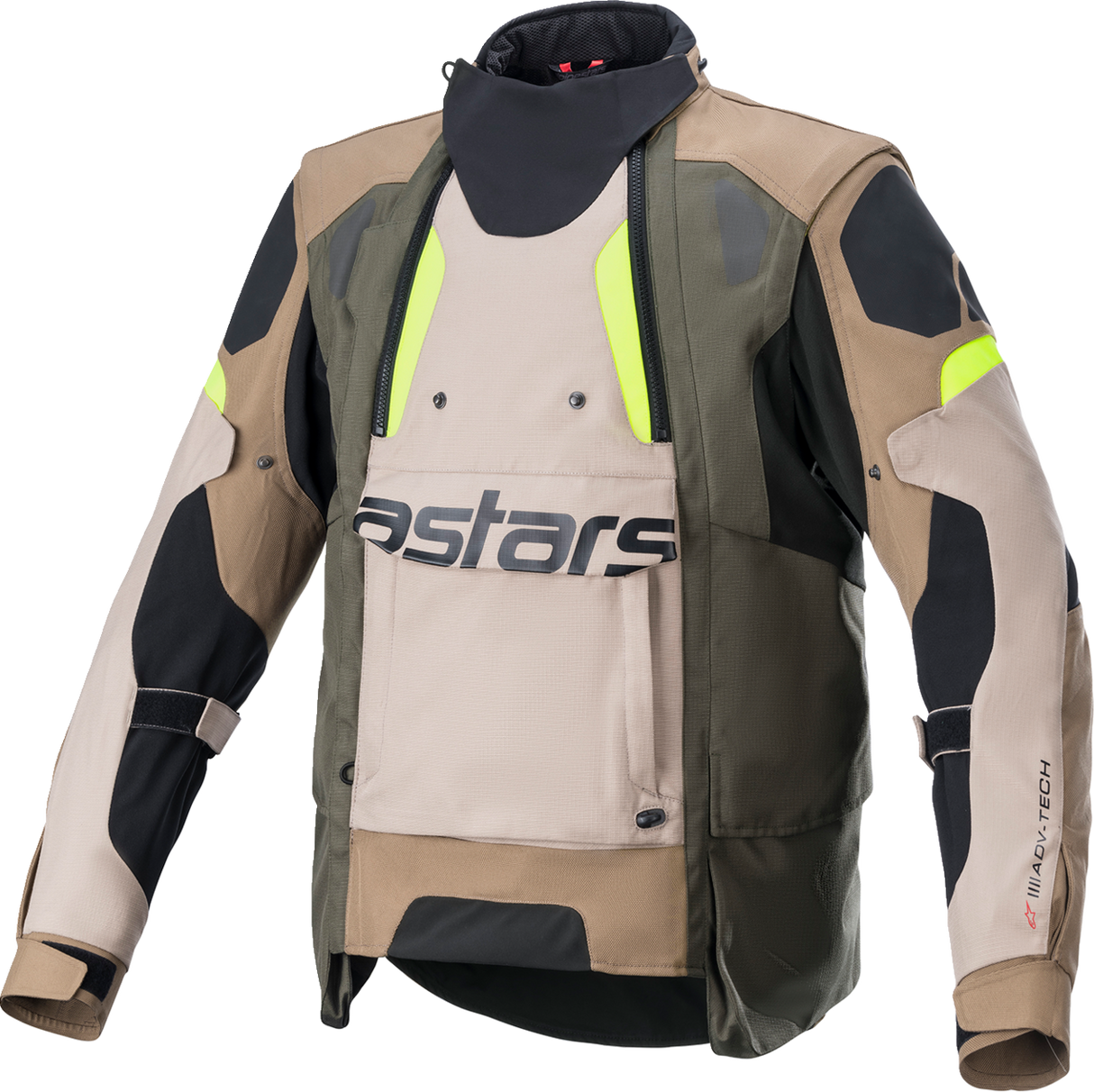 ALPINESTARS Halo Drystar® Jacket - Black/Sand/Yellow - Small 3204822-865-S