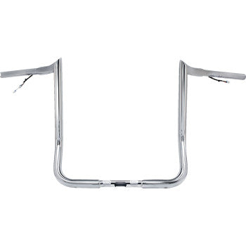 PAUL YAFFE BAGGER NATION Handlebar - Monkey Bar - Pre-Wired - 12" - Chrome PYO:MBBPW-12 C