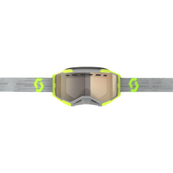 SCOT Fury LS Snow Goggle - Gray/Yellow - Light Sensitive - Bronze Chrome Lens 278604-1120245