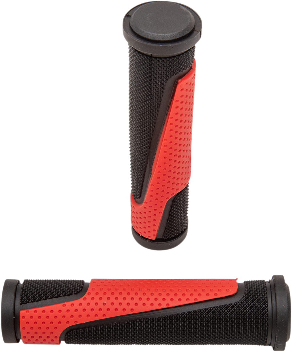 PRO GRIP Grips - 807 - Open Ends - Red/Black PA080722NERO