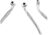 DRAG SPECIALTIES Brake Line - Front - +6" - Stainless Steel LENGTH S/B 16"/31 1/2" 644410-6