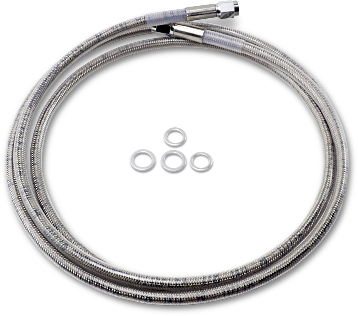 DRAG SPECIALTIES Universal Brake Line - Clear - 74" 874