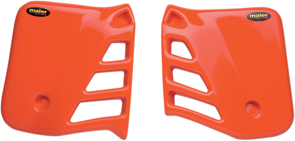 MAIER Radiator Scoops - CR250 '85-'87 - Orange 600137