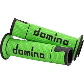 DOMINO A450 Grips - Domino - Green/Black  A45041C4044