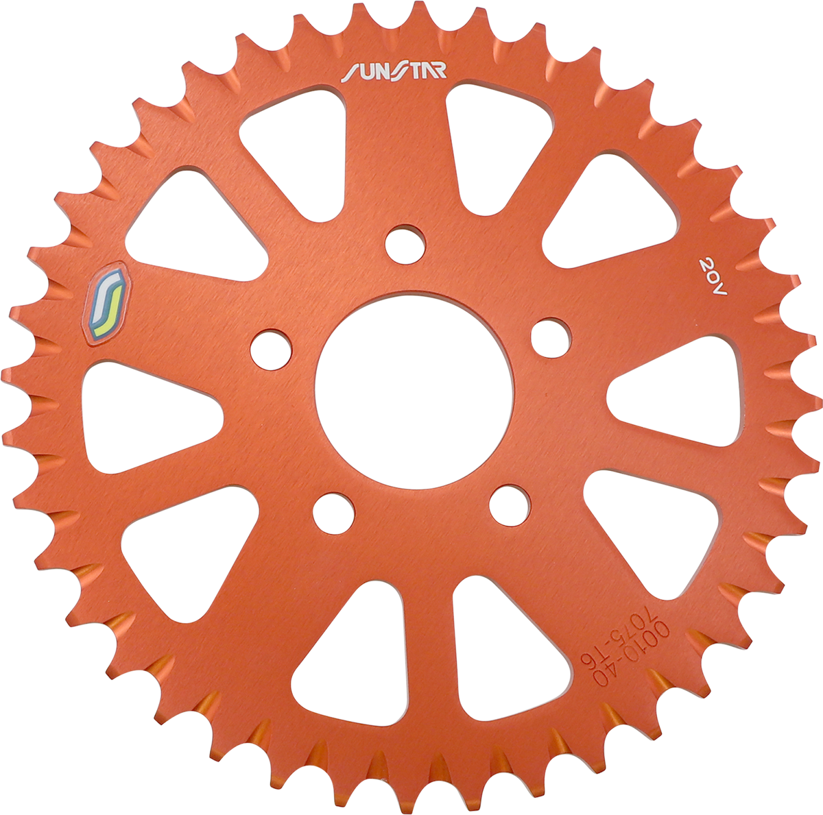 SUNSTAR SPROCKETS Rear Sprocket - 40 Tooth - KTM - Orange 5-001040OR