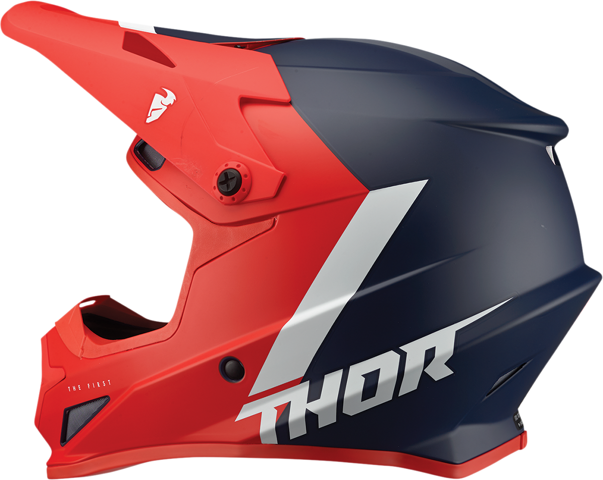 THOR Sector Helmet - Chev - Red/Navy - 2XL 0110-7325