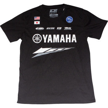 D'COR VISUALS Yamaha Factory T-Shirt - Black - XL 80-126-4