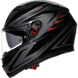 AGV K3 Helmet - Syth - Black/Red - Large 2118381004-021-L