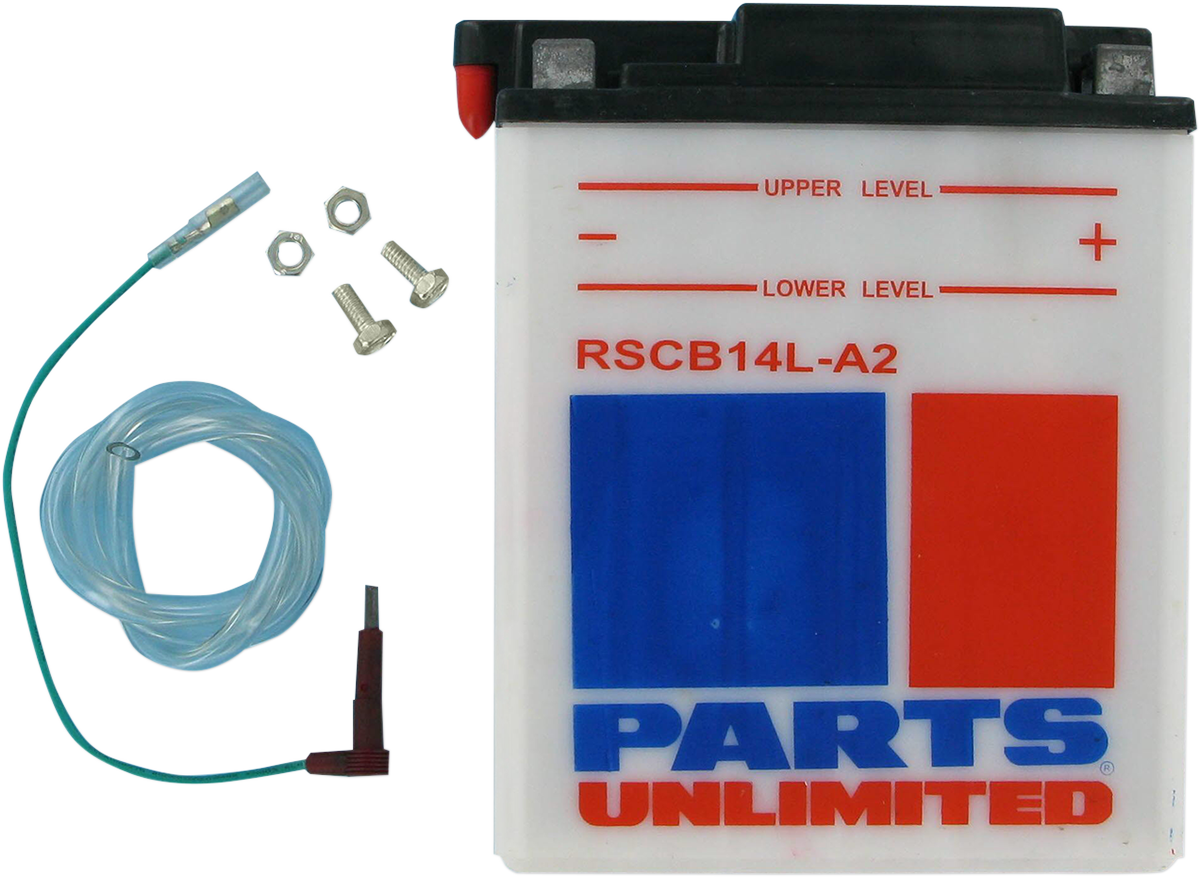 Parts Unlimited Battery - Rscb14la2 With Sensor Scb14l-A2