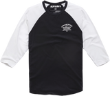 ALPINESTARS Booted Raglan T-Shirt - Black/White - Medium 1210710041020M