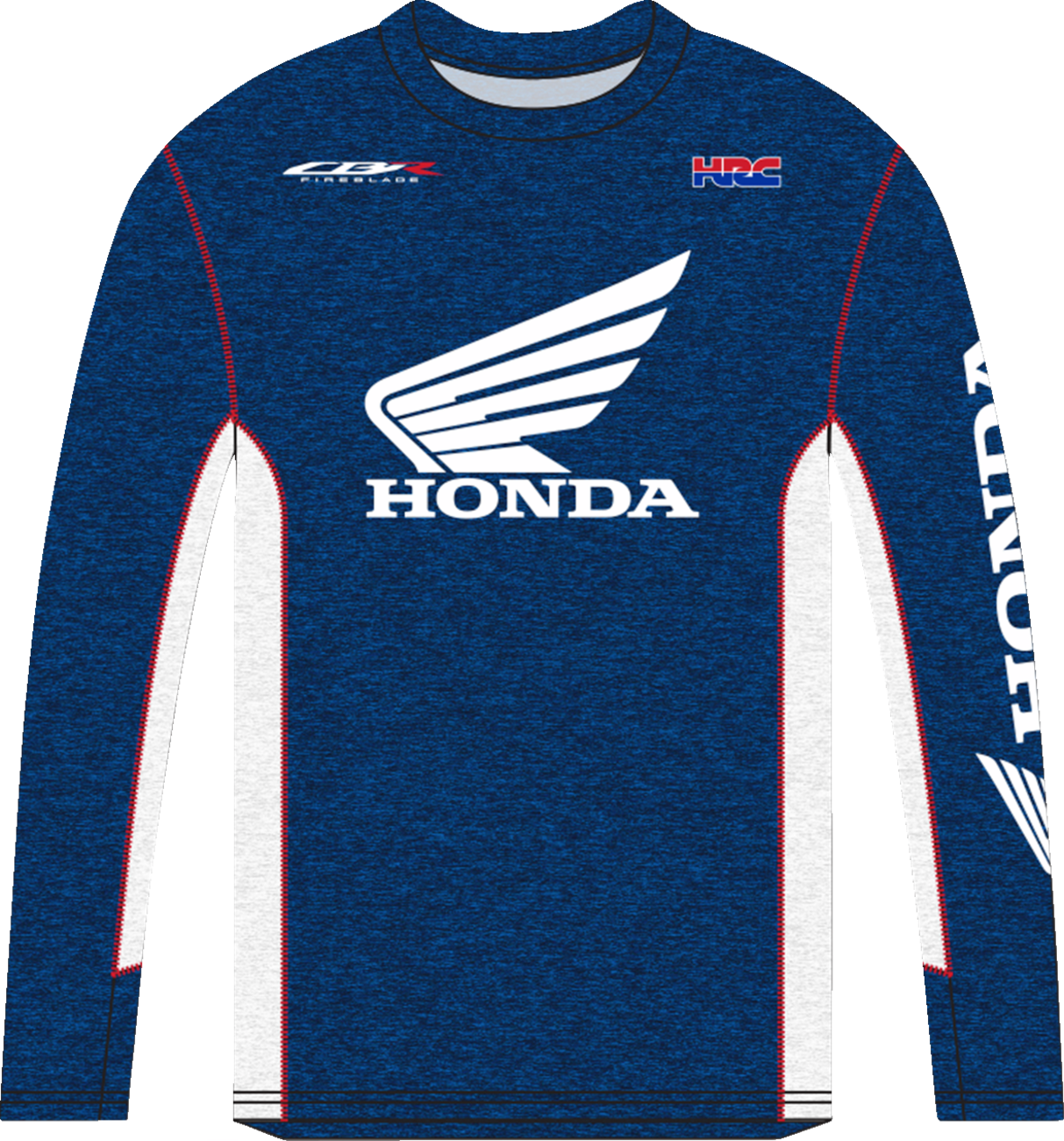 HONDA APPAREL Honda HRC Long-Sleeve T-Shirt - Navy/White - Small NP21S-M2482-S