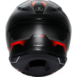 AGV K6 S Helmet - Karve - Matte Black/Gray/Red - Small 2118395002-024-S