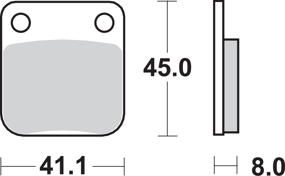 SBS Off-Road Sintered Brake Pads 536SI