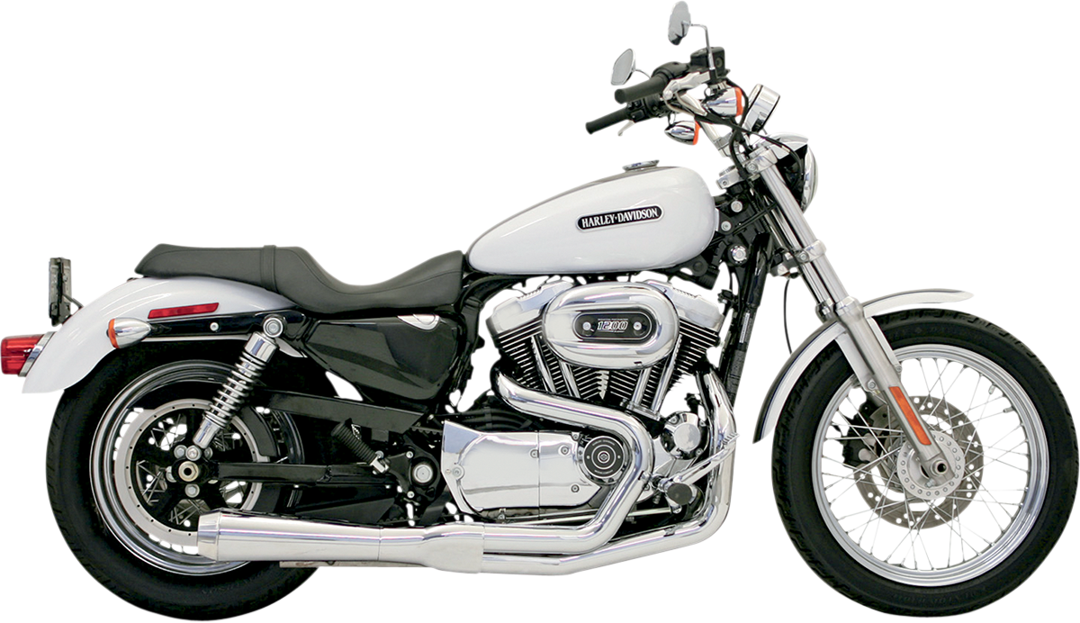 BASSANI XHAUST Road Rage Exhaust - Chrome - '86-'03 XL 14212J