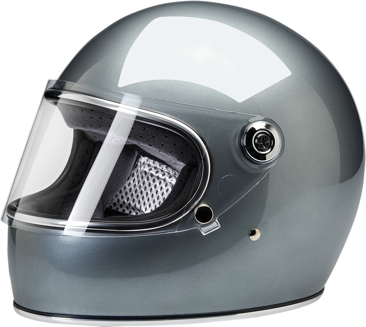 BILTWELL Gringo S Helmet - Metallic Sterling - XS 1003-340-101