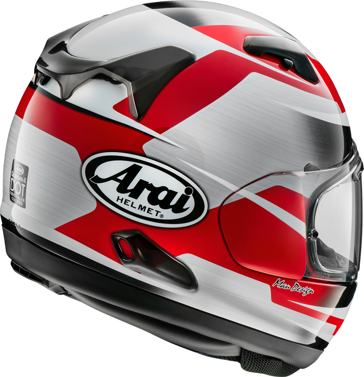 ARAI Quantum-X Helmet - Steel - Red - XL 0101-15740