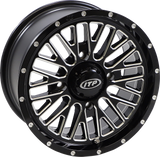 ITP Wheel - Momentum - Front/Rear - Black/Milled - 14x7 - 4/137 - 5+2 (+30 mm) 1422735731B