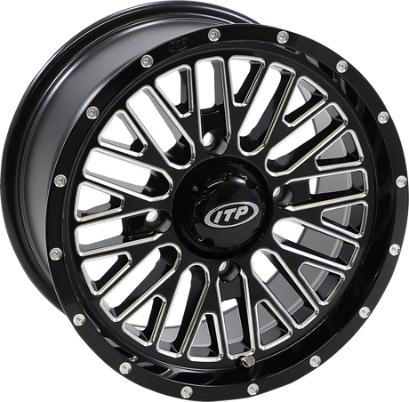 ITP Wheel - Momentum - Front/Rear - Black/Milled - 14x7 - 4/137 - 5+2 (+30 mm) 1422735731B