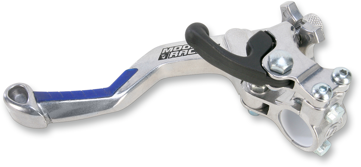 MOOSE RACING Lever Assembly - EZ3 - Shorty - Hot Start - Blue HOO221-003