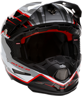 6D ATR-2 Helmet - Phase - White/Red - XS 12-2834