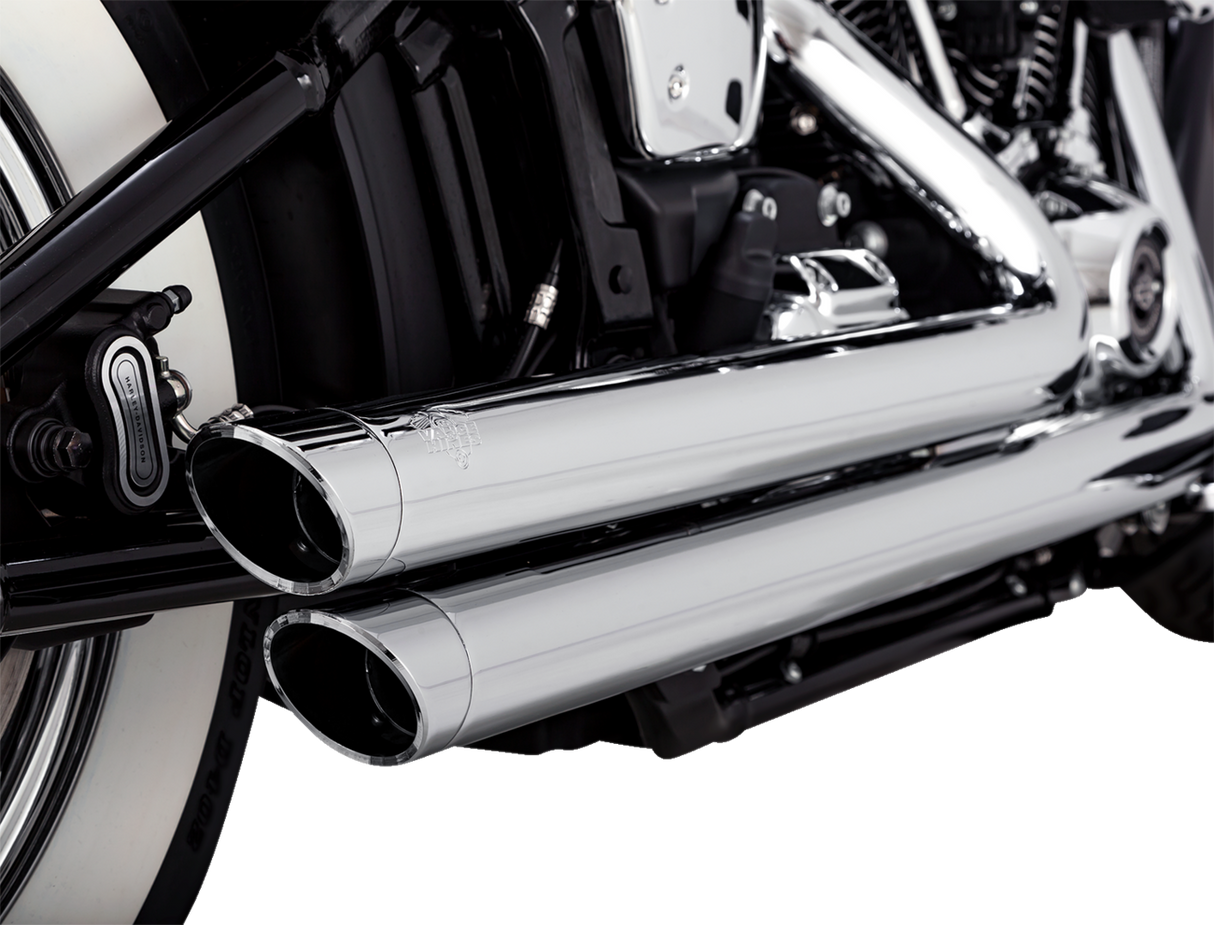 VANCE & HINES Big Shots Staggered Exhaust System - Chrome 17341