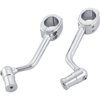 ARLEN NESS Forged Highway Peg Mounts - Chrome 400-044