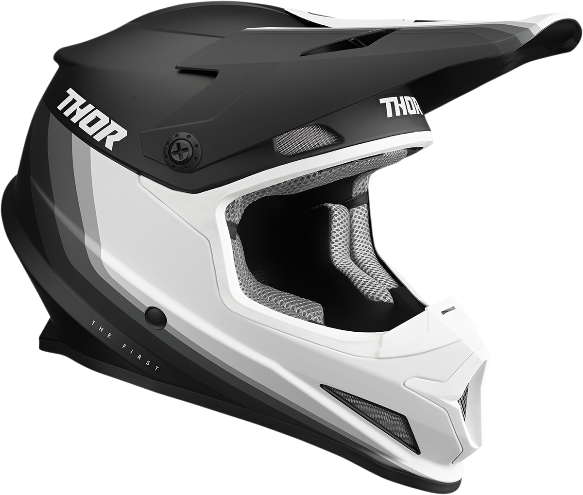 THOR Sector Helmet - Runner - MIPS - Black/White - XS 0110-7314