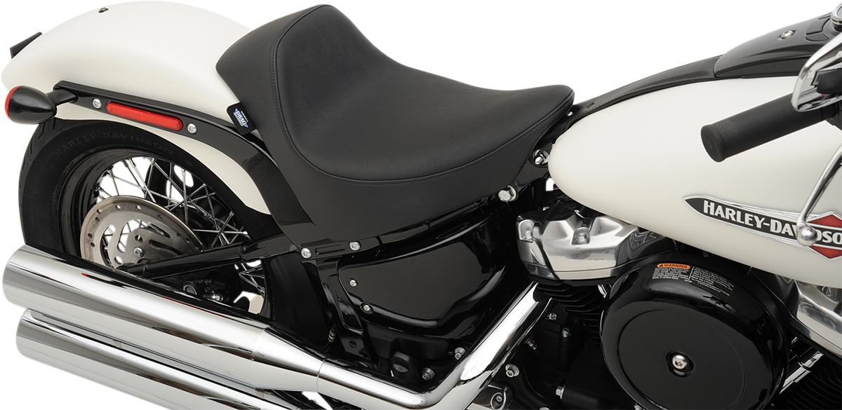 DRAG SPECIALTIES EZ-Solo Seat - Smooth - Vinyl - FL/FX '18-'22 ACT EZ-ON STYLE 0802-1148