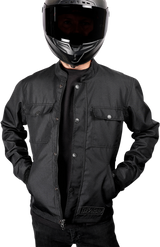 THRASHIN SUPPLY CO. Atlas Jacket - Black - Medium TMJ-02-09