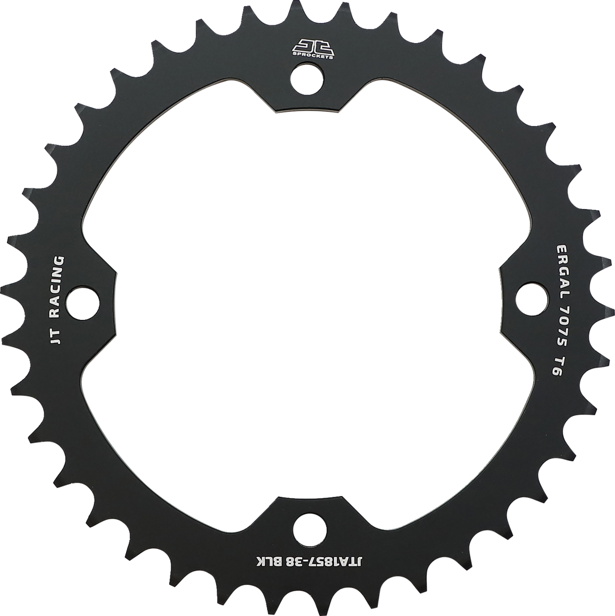 JT SPROCKETS Sprocket - Yamaha - Black - 38 Tooth JTA1857.38BLK