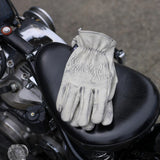 THRASHIN SUPPLY CO. Roper Leather Gloves - Bone White - Medium TRG-00-09