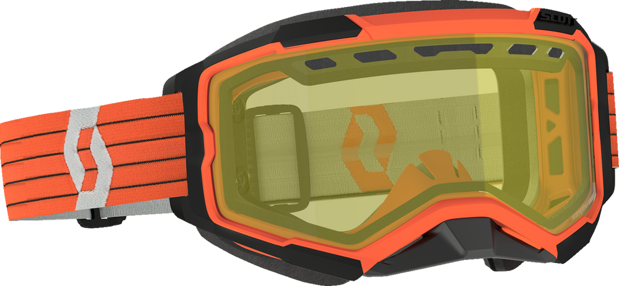 SCOTT Fury Snow Cross Goggle - Orange/Gray - Yellow 278605-1011029