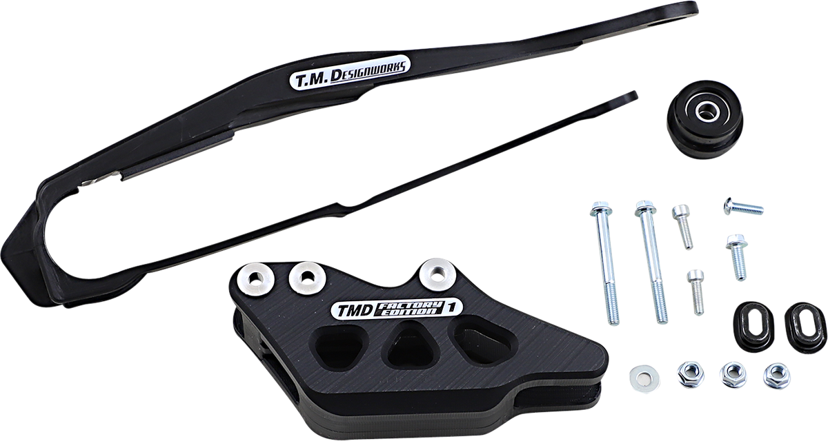 T.M. DESIGNWORKS Chain Guide/Slider - Honda - Black DCK-OR3-BK