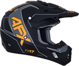 AFX FX-17 Helmet - Aced - Matte Black/Orange - 2XL 0110-6508