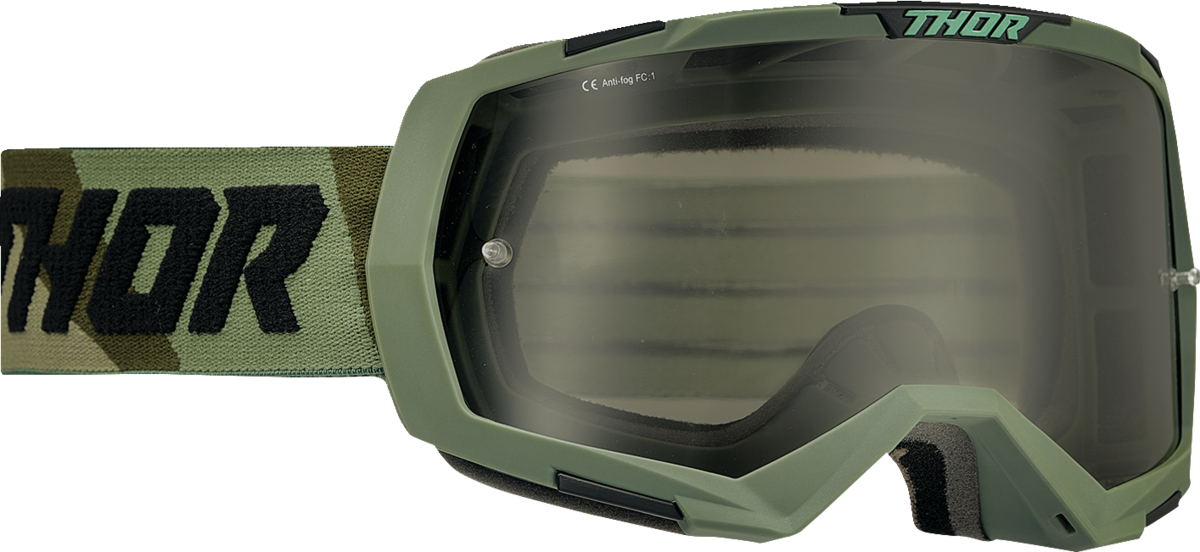 THOR Regiment Goggles - Camo/Black - Smoke 2601-2966