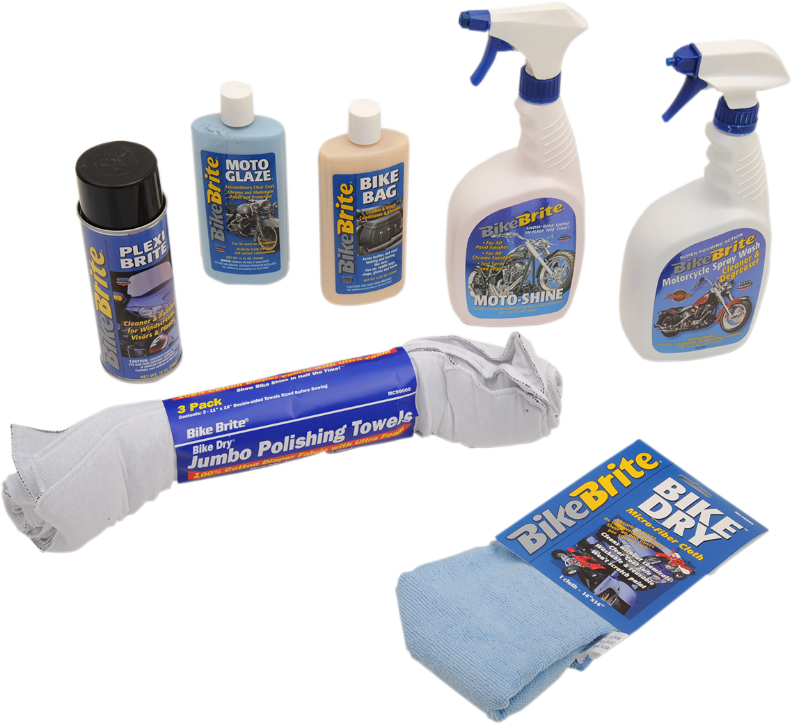 BIKE BRITE MOTO KIT® Complete Cleaning Kit MC10000