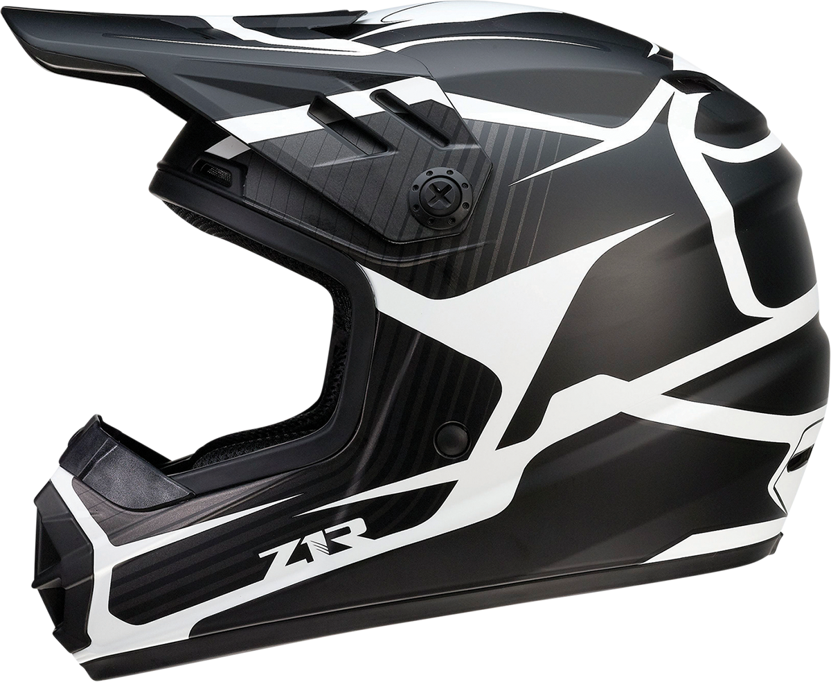 Z1R Youth Rise Helmet - Flame - Black - Medium 0111-1440