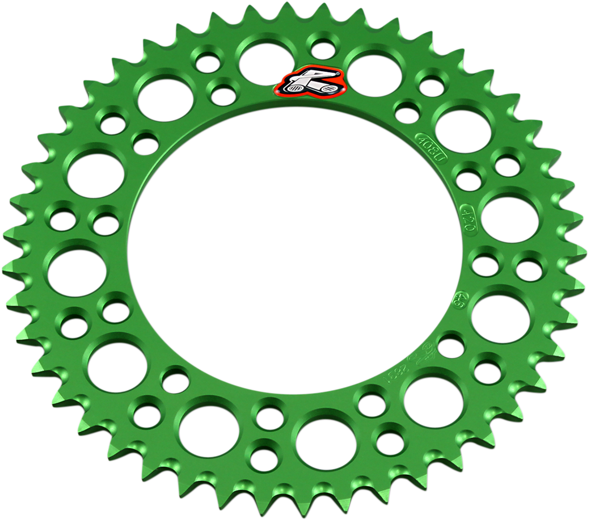 RENTHAL Sprocket - Kawasaki - Green - 46 Tooth 408U-420-46GEGN