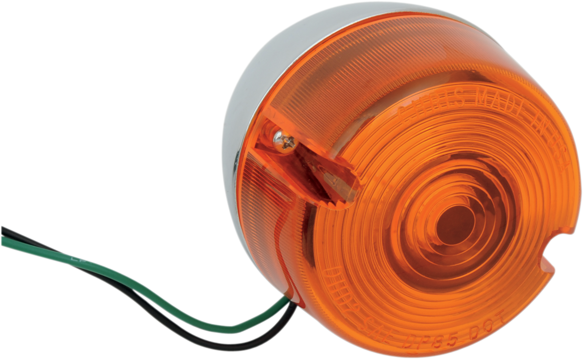 CHRIS PRODUCTS Rear Turn Signal Assembly - Amber - Single Filament 8410A