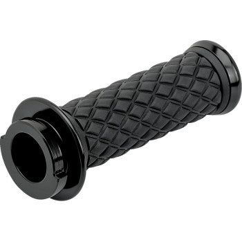 BILTWELL  Grips - Alumicore - TBW - Black 6608-201-01