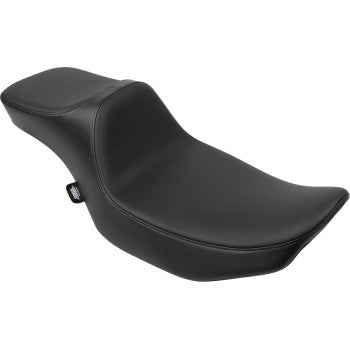 DRAG SPECIALTIES SEATS Extended Reach Predator III Seat - Vinyl/Solar Reflective Leather - FLH/FLT '23-'24 - Slipstop 0801-2037