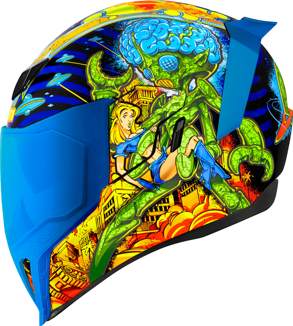 ICON Airflite™ Helmet - Bugoid Blitz - Blue - Small 0101-15547