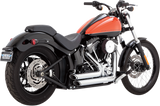 VANCE & HINES Shortshots Staggered Exhaust System - Chrome 17225