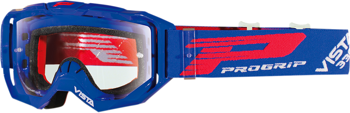 PRO GRIP 3303 Vista Goggles - Blue - Clear PZ3303BL