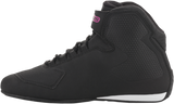 ALPINESTARS Women's Sektor Shoes - Black/Pink - US 5 251571910395