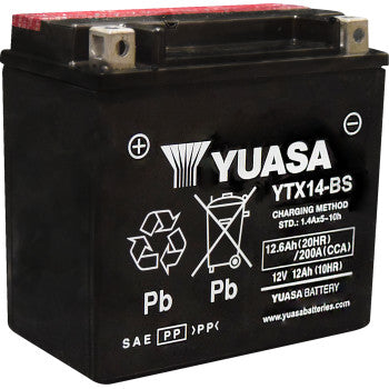 YUASA Battery - YTX14BS YUAM3RH4SIND