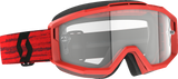 SCOTT Split OTG Goggles - Dark Red - Clear Works 285537-0084113