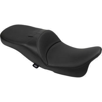 DRAG SPECIALTIES SEATS Extended Reach Freedom Seat - Solar Leather - Smooth Vinyl - FLT/FLH '09-'24 0801-1983