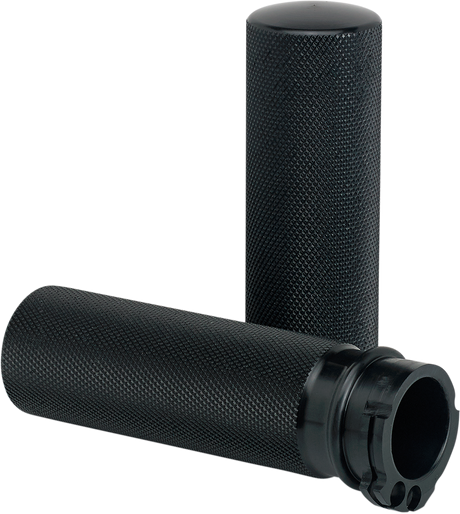 JOKER MACHINE Grips - Knurled - Cable - Black 03-93-1