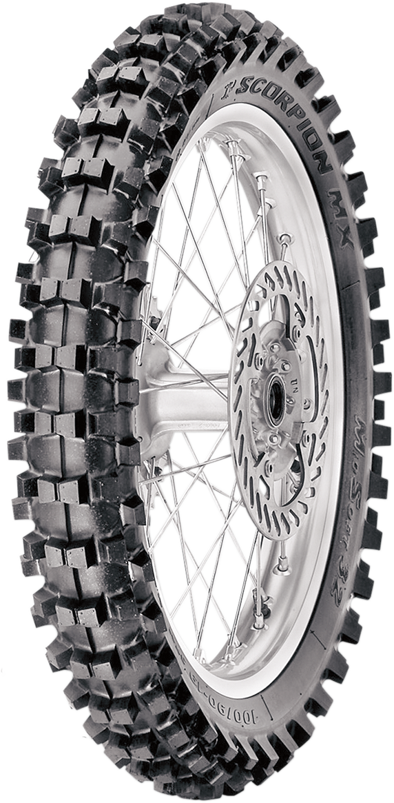 PIRELLI Tire - Scorpion MX32 Mid Soft - Rear - 110/85-19 - 61M 3556200